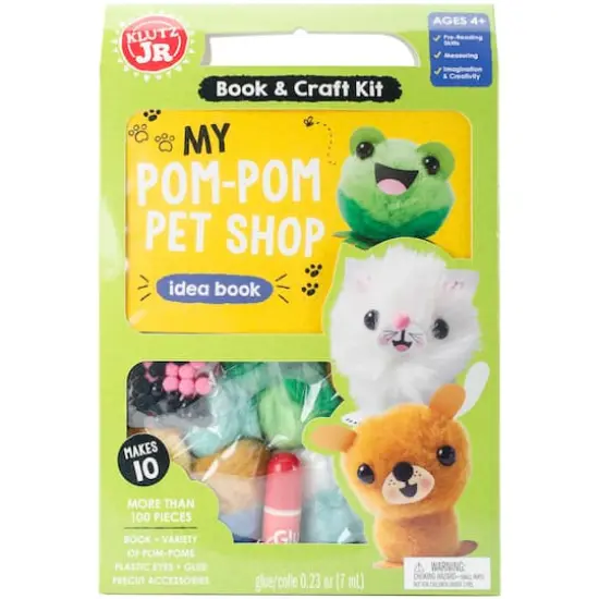 Klutz&reg; Jr. My Pom-Pom Pet Shop Kit  {3}