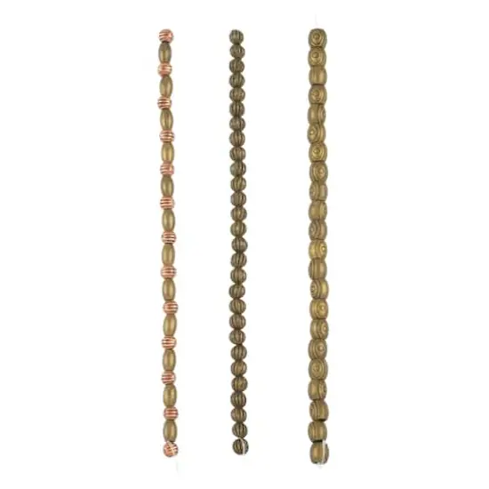 Brass & Copper Oxidized Metal Mixed Beads by Bead Landing™ {4}