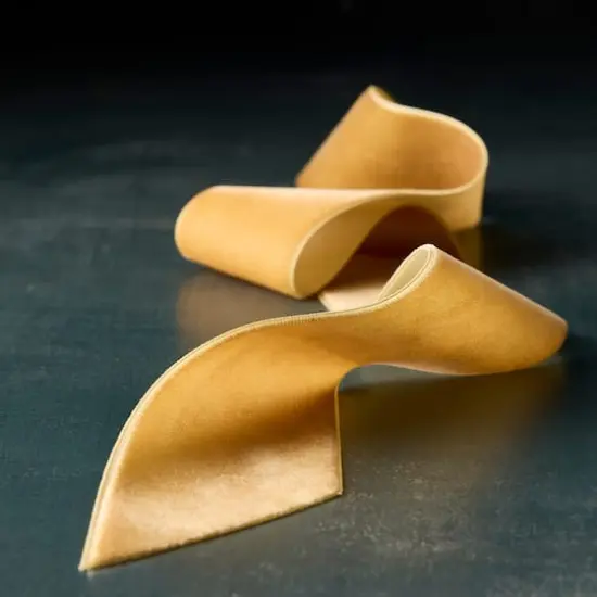 2" x 3yd. Velvet Ribbon by Celebrate It&reg; Classic Gold {3}