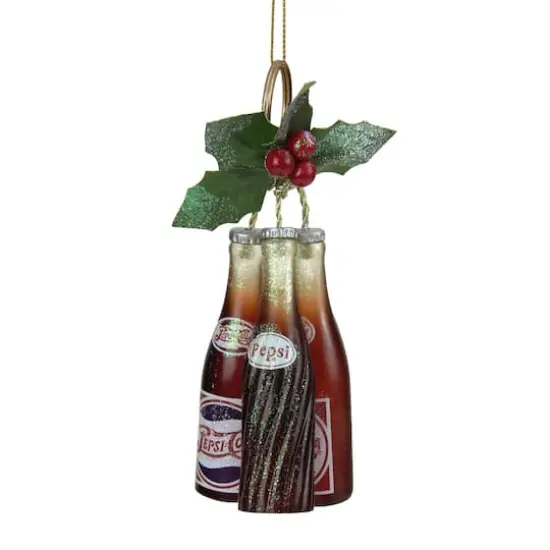 Trio of Pepsi Cola Bottles Ornament {1}