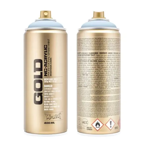 Montana&trade; Gold Acrylic Professional Spray Paint CL5200 Denim Light {1}