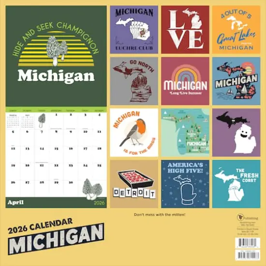 2026 Home: Michigan Wall Calendar {6}