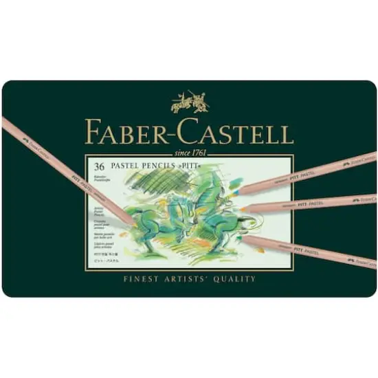 Faber-Castell&reg; 36 Color PITT Pastel Pencil Tin Set {1}