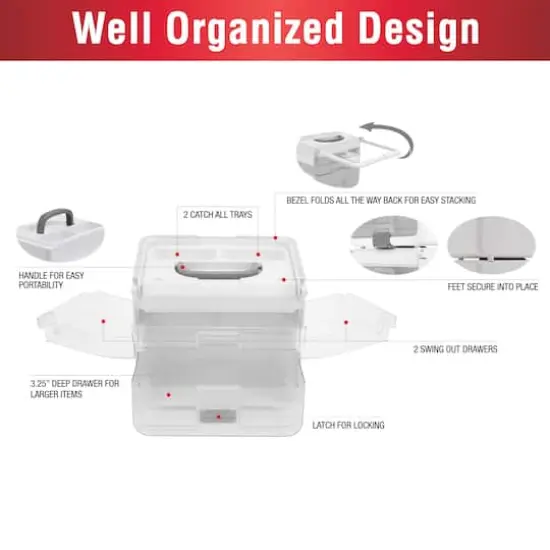 SINGER&reg; Sew-It-Goes&reg; Stackable Storage Case {7}