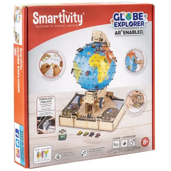 Elenco&reg; Smartivity&reg; Globe Explorer Wooden Model Engineering STEM Learning Toy {1}