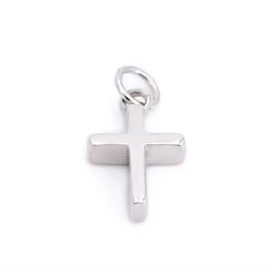Sterling Silver Cross Icon Charm by Bead Landing&trade; {6}