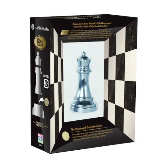 Hanayama Level 3 Cast Chess Puzzle - Queen {4}