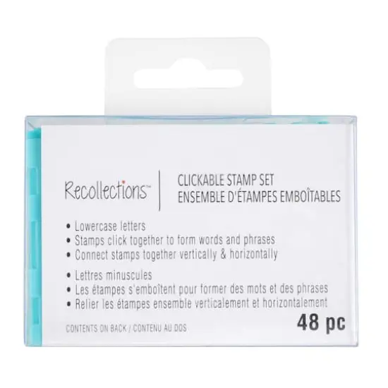Clickable Lowercase Stamp Set by Recollections&reg; {3}