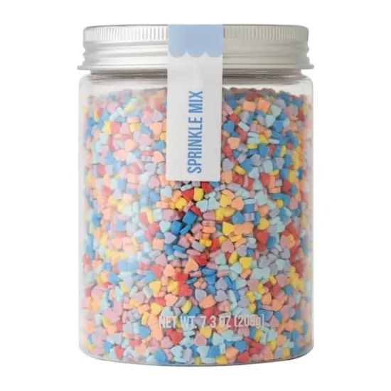 PME Cake Sweet Street&reg; 7.3oz. Sprinkle Mix Rainbow Hearts {4}