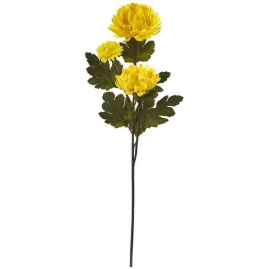 Chrysanthemum Flower Spray, 12ct. Yellow {1}