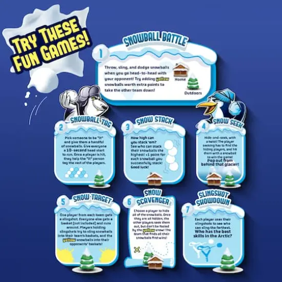 ArtSkills&reg; Snowball Battle Indoor Snowball Fight Set {3}