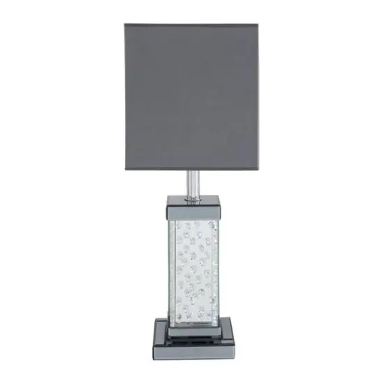 31" Gray Glass Glam Table Lamp {3}