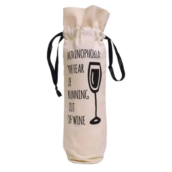 Personality Case&trade; Novinophobia Canvas Wine Bag {1}