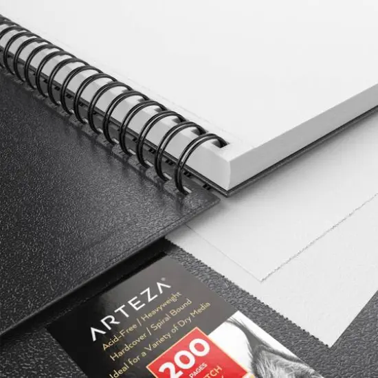 Arteza&reg; 9" x 12" Hard Cover Sketch Books, 2ct. {6}