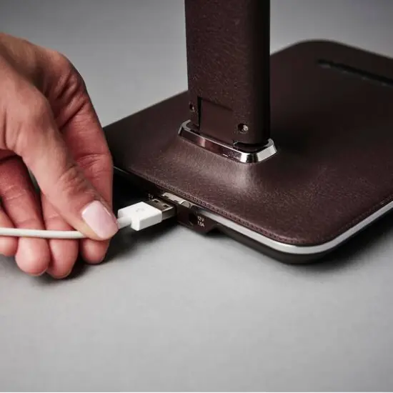 OttLite Wellness Series 14.75" Brown Renew LED Desk Lamp {5}