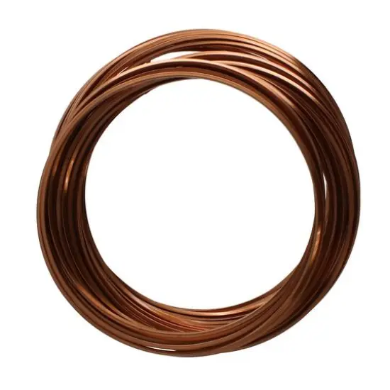The Beadsmith® Wire Elements™ 18 Gauge Tarnish Resistant Square Soft Temper Wire, 7yd. Natural Copper {2}