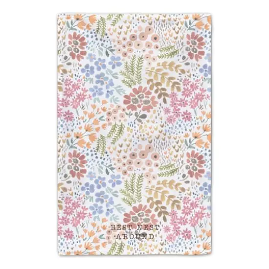 Best Nest Around Multicolor Floral Tea Towel Set {5}