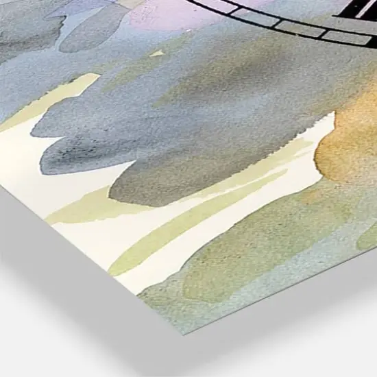 Designart Jewel Garden II Farmhouse 3 Panel Wall Clock {5}