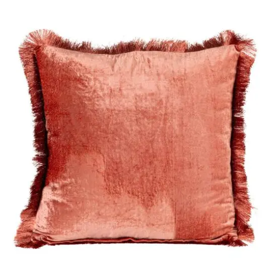 Hello Honey&reg; 20" x 20" Clay Charm Eyelash Fringe Pillow {9}