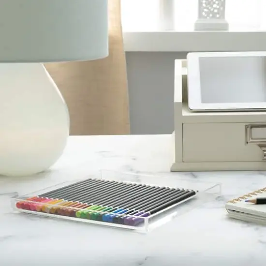 Organize It All 8" Acrylic Clear Accessory Tray {7}