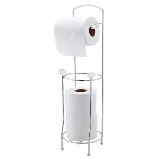 Bath Bliss Crystal Design Toilet Paper Dispenser & Holder {1}