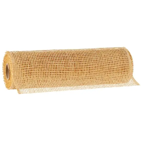 10" x 19ft. Beige Poly Burlap Mesh by Celebrate It&trade; {4}
