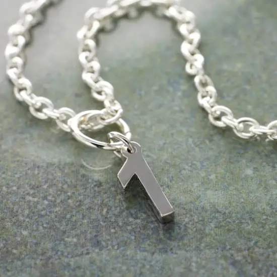 Sterling Silver Number Charm by Bead Landing&trade; 1 {3}