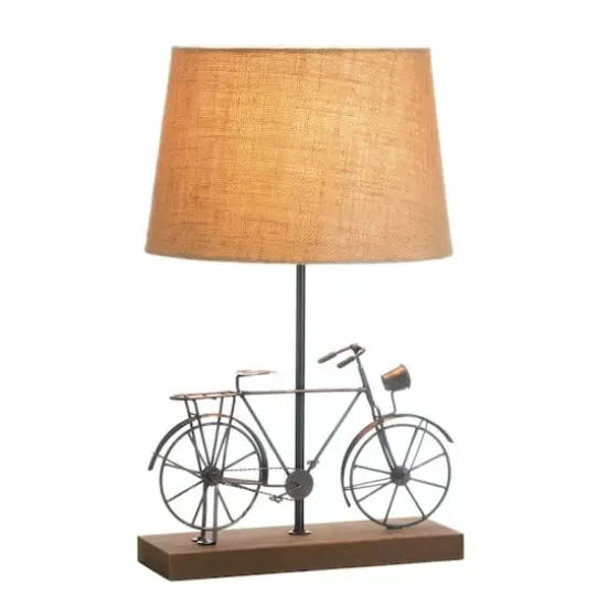 20'' Old Fashion Bicycle Table Lamp {1}