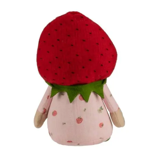 9.5" Green & Red Girl Springtime Strawberry Gnome {6}