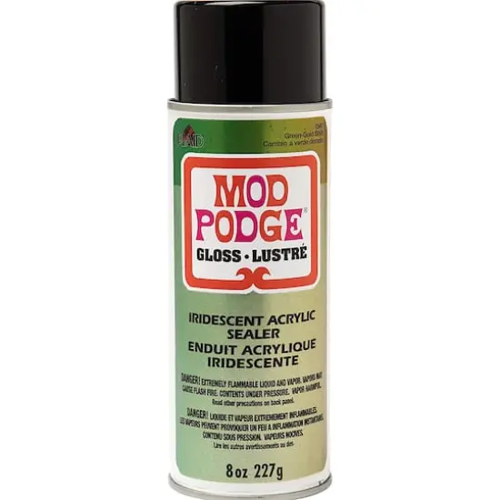 Mod Podge® Green to Gold Shift Gloss Iridescent Acrylic Sealer {1}
