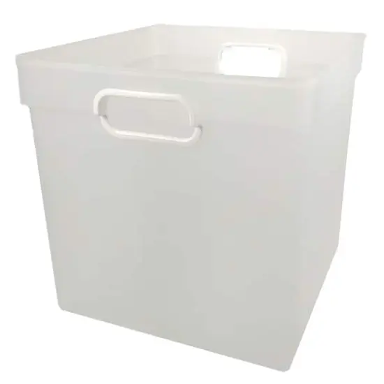Romanoff&reg; Cube Bin, 3ct. Clear {4}