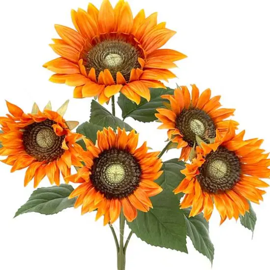 17" Sunflower Bush by Ashland&reg; Orange {3}