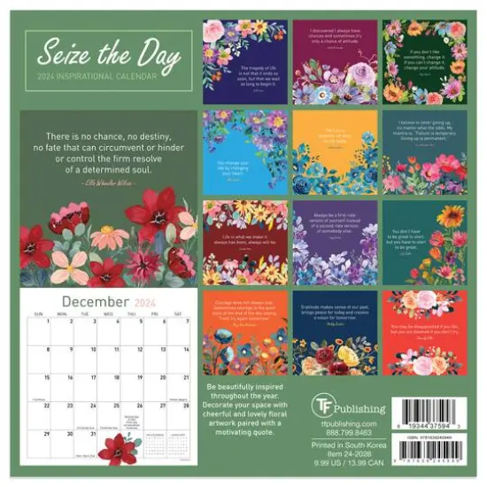 TF Publishing 2024 Seize the Day Calendar {3}