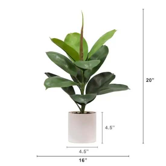 20in. Artificial Fiddle Leaf Fig Plant {3}