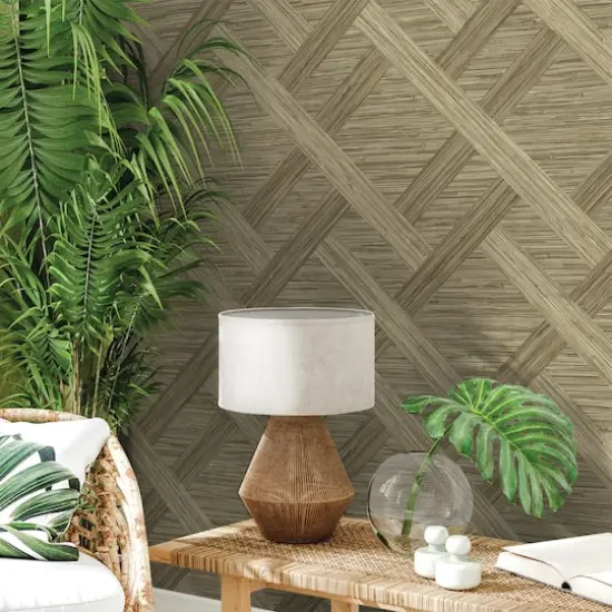 Surface Style Java Weave Peel & Stick Wallpaper Latte {5}