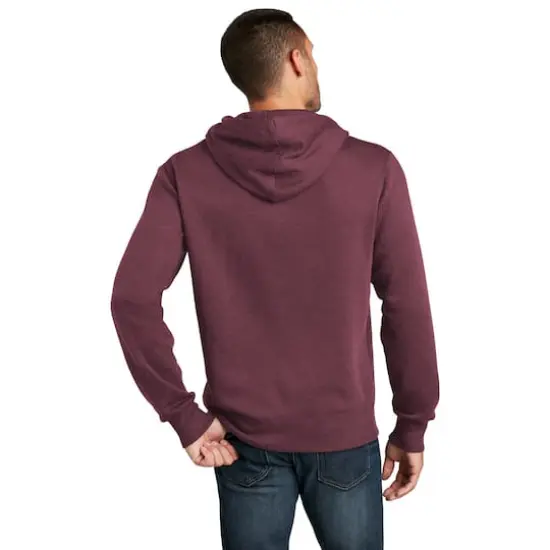 District® Perfect Weight® Fleece Hoodie Heathered Loganberry {6}
