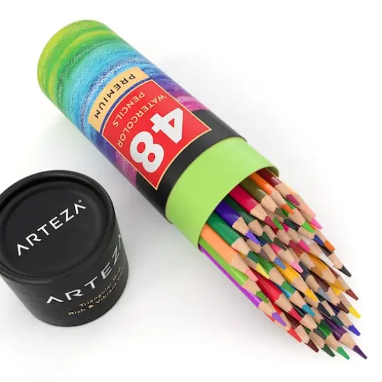 Arteza&reg; Premium Watercolor 48 Pencil Set {8}