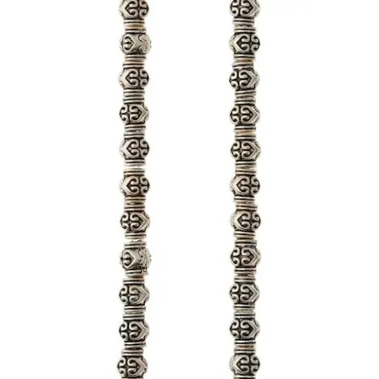 Antique Silver Metal Rondelle Beads, 7mm by Bead Landing&trade; {1}