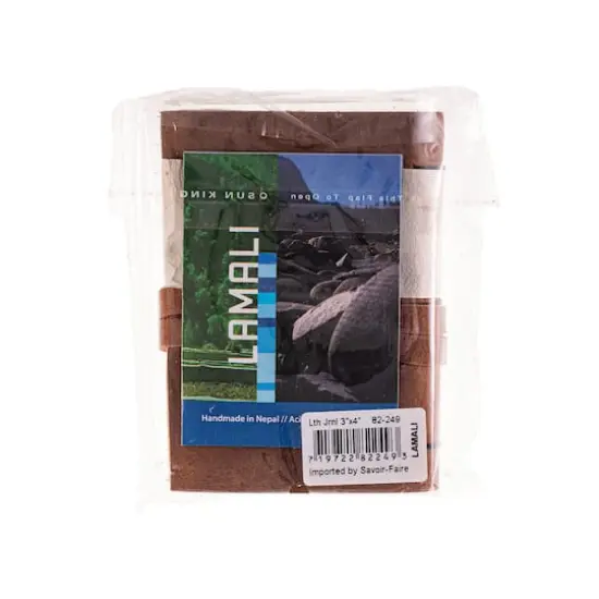 Lama Li Leather Journal, 3" x 4" {5}