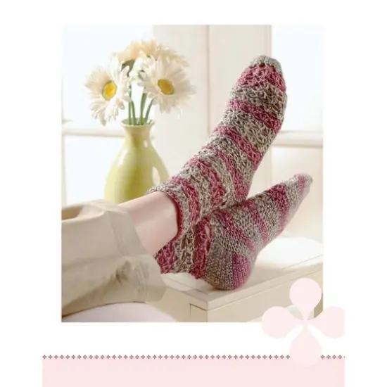 Leisure Arts&reg; I Can't Believe I'm Crocheting Socks Book {6}
