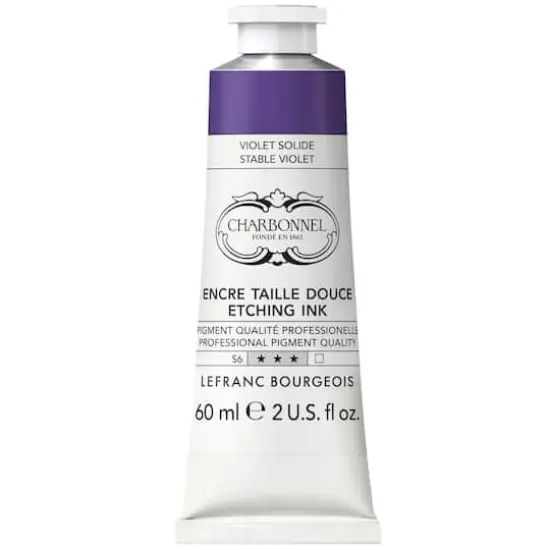 Charbonnel Etching Ink, 60mL Stable Violet {1}