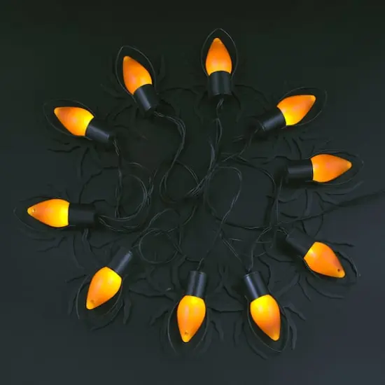 10ct. Warm White LED Metal Spider Icon String Lights by Ashland&reg; {1}