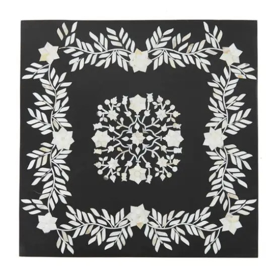 20" Gold Eclectic Aluminum Accent Table {5}