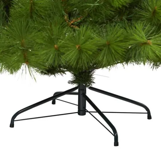 6.5ft. Pre-Lit Green Scotch Pine Artificial Christmas Tree with Clear LED Lights {7}