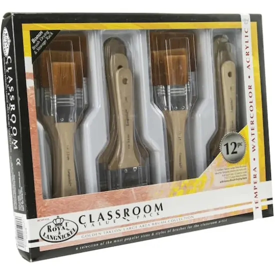 Golden Taklon Large Brush Box Set, 12ct. {3}