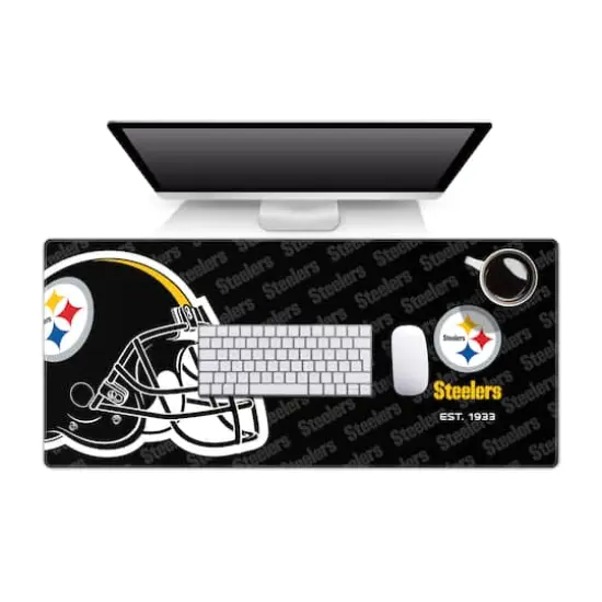 Logo Series Desk Pad Pittsburgh Steelers {1}