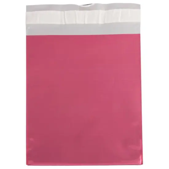 JAM Paper 6.25" x 7.875" Open End Foil Envelopes with Self Adhesive Closure, 25ct. Pink {1}