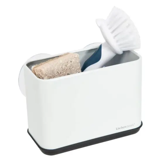 Kitchen Details Suction Sink Caddy White {4}