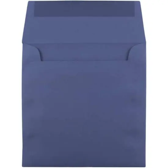 JAM Paper 5.5" x 5.5" Square Premium Invitation Envelopes, 25ct. Presidential Blue {4}