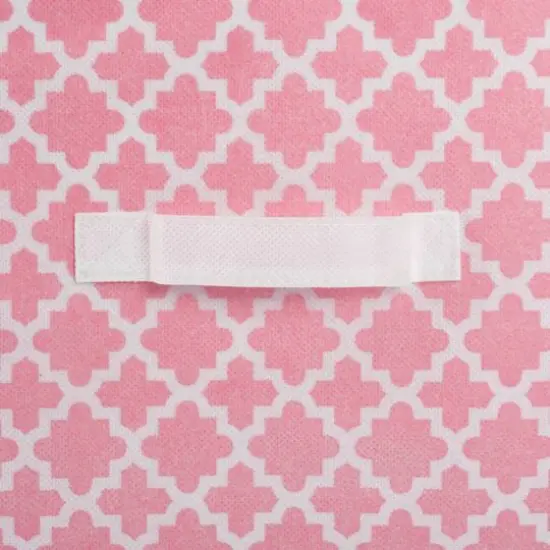 DII&reg; 11" Nonwoven Polyester Lattice Storage Cubes, 2ct. Pink Sorbet {5}